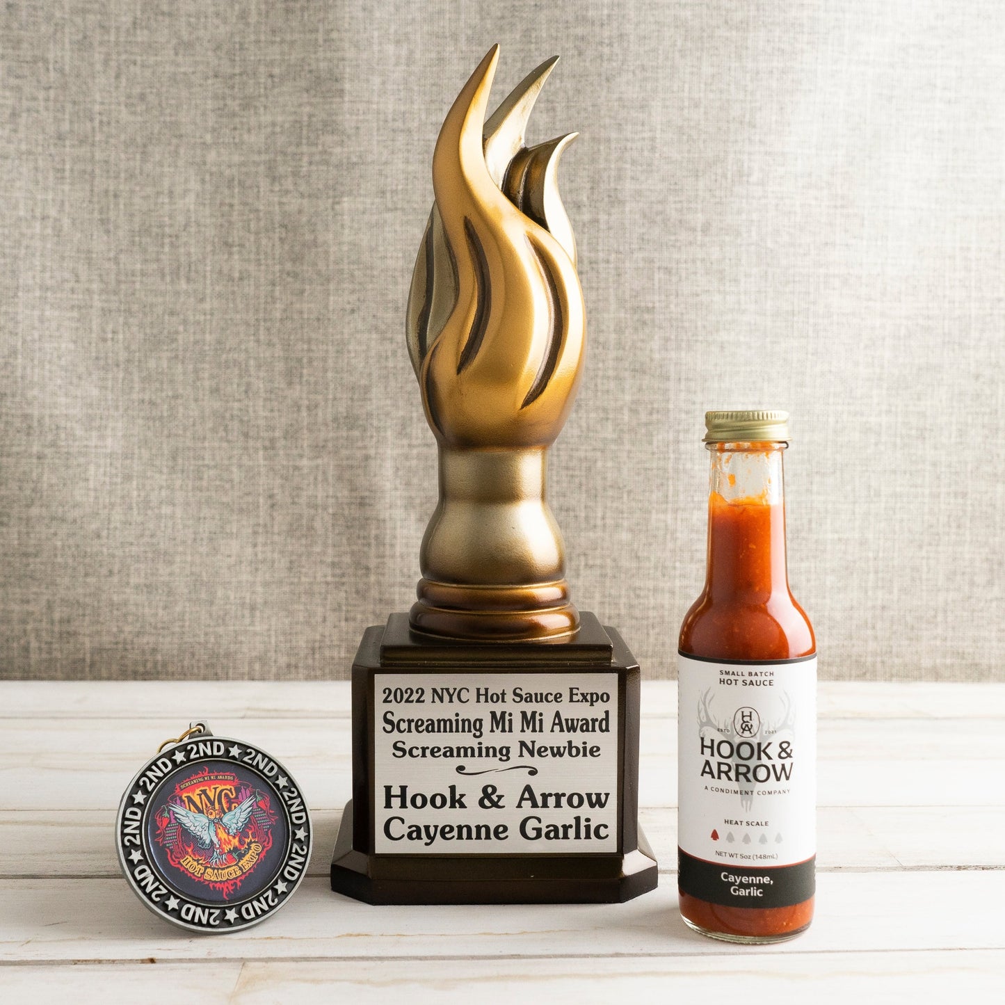Cayenne, Garlic Hot Sauce