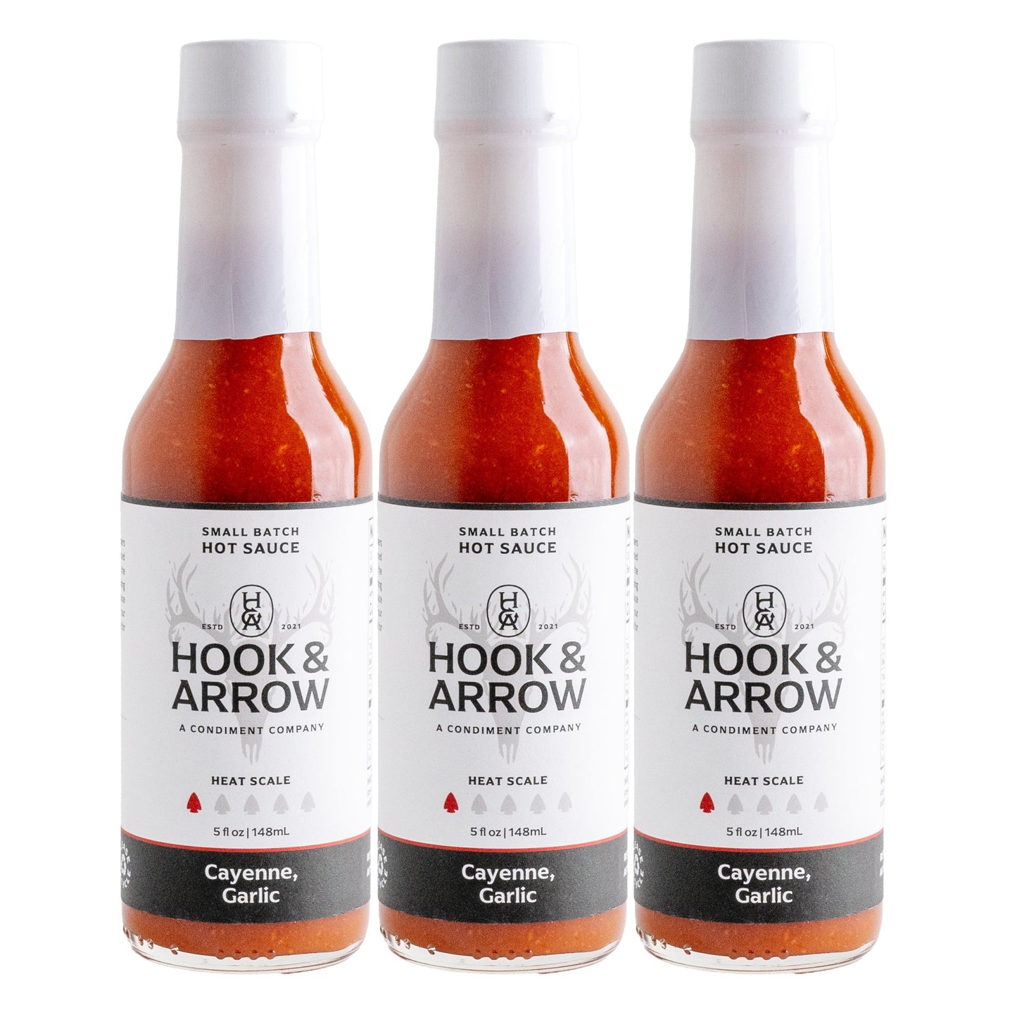Cayenne, Garlic Hot Sauce